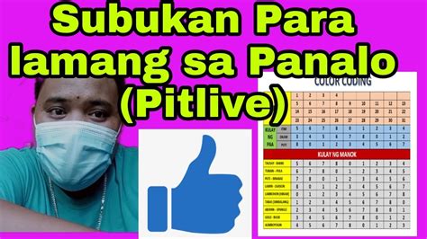 Subukang gamitin ang Color Coding sa Pitlive para lamang sa.
